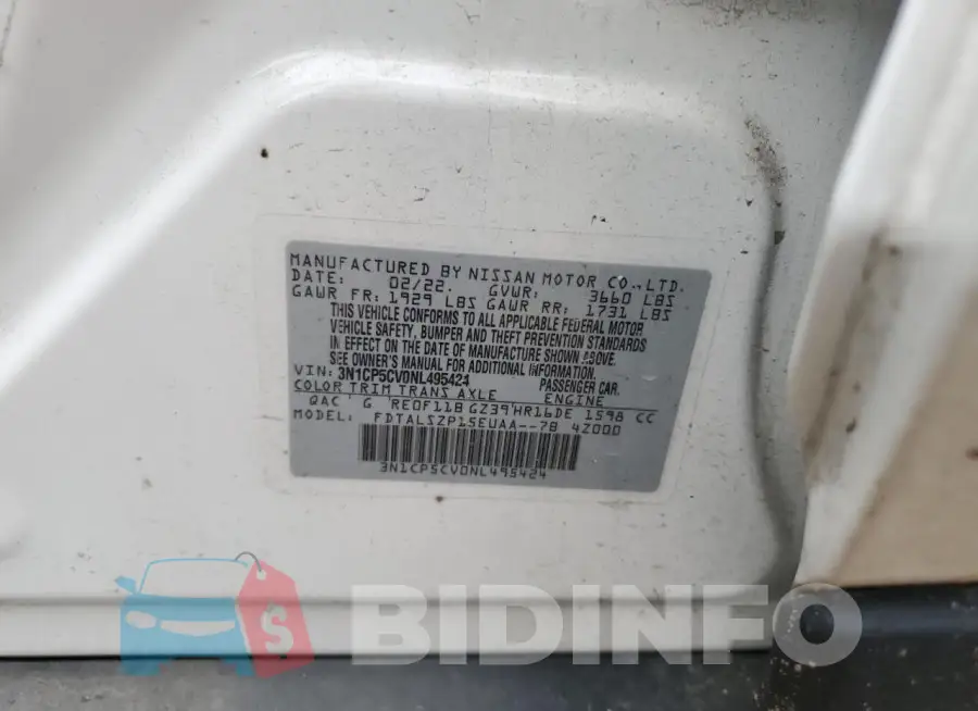 3N1CP5CV0NL495424 Photo# 13