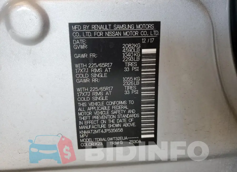 KNMAT2MT4JP535658 Photo# 13