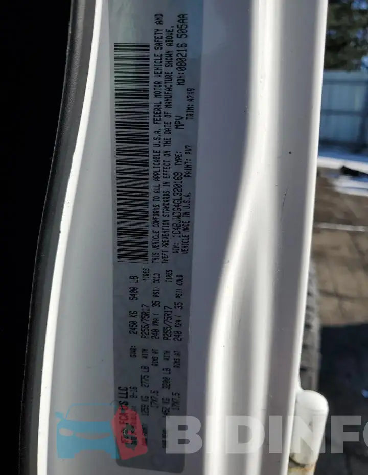 1C4BJWDG4GL320169 Photo# 13