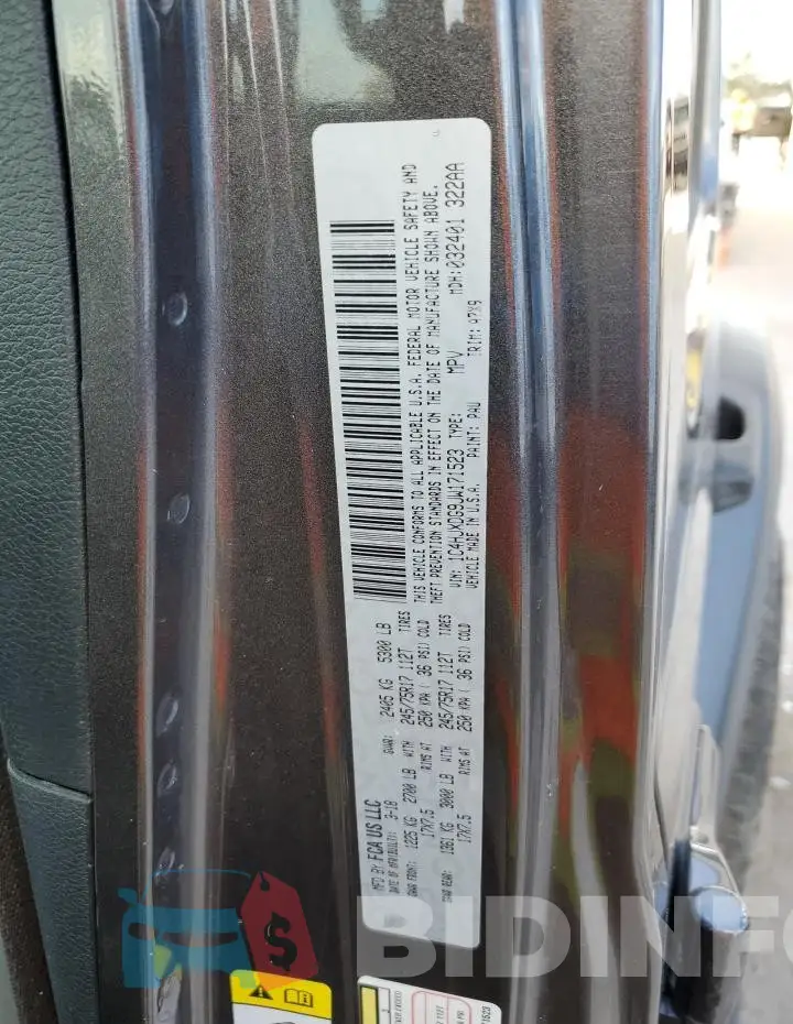 1C4HJXDG9JW171523 Photo# 13