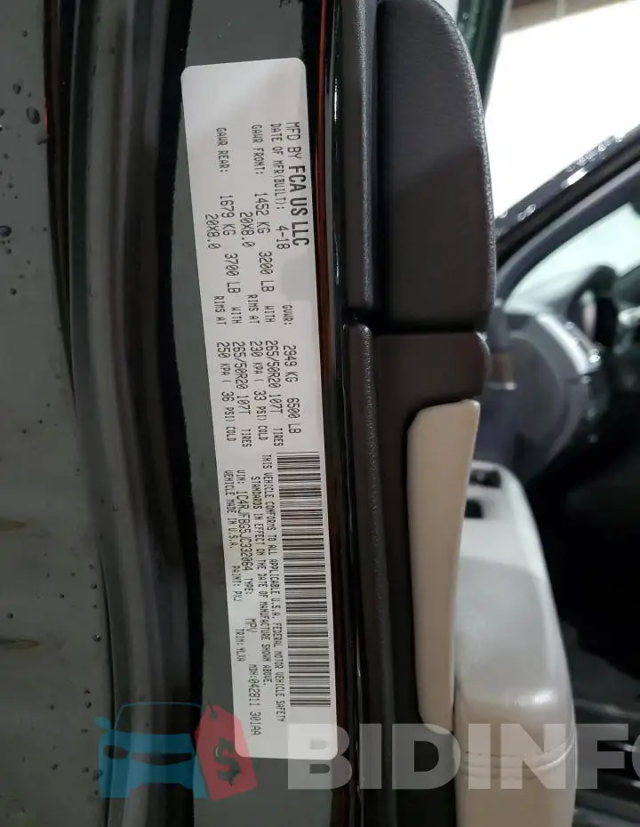 1C4RJFBG5JC332064 Photo# 14