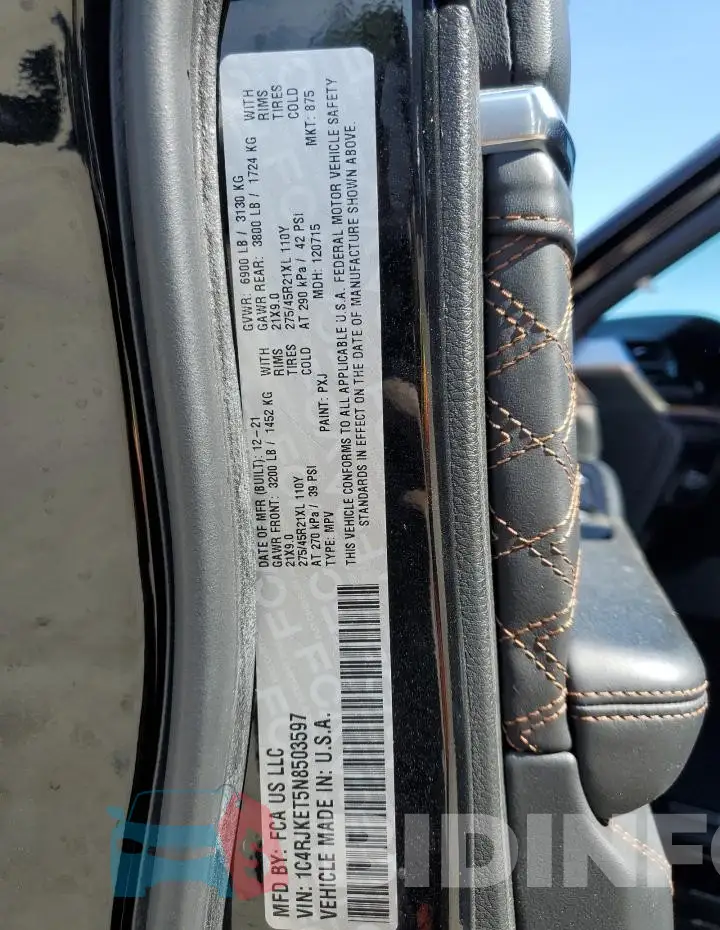1C4RJKET5N8503597 Photo# 13