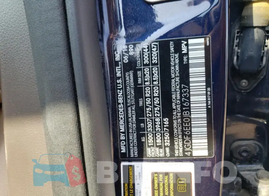 4JGDF6EE0JB167337 Photo# 14