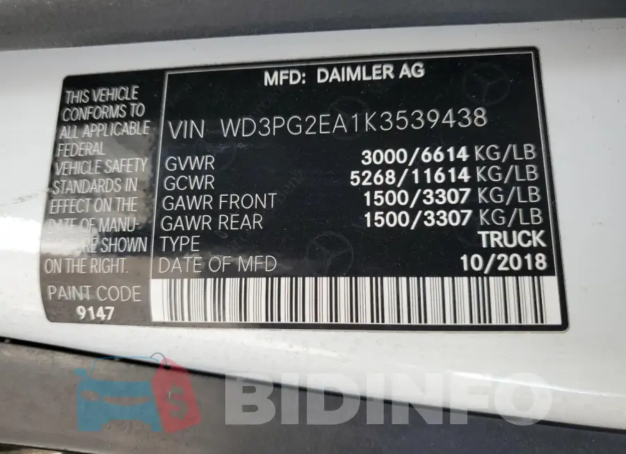 WD3PG2EA1K3539438 Photo# 12