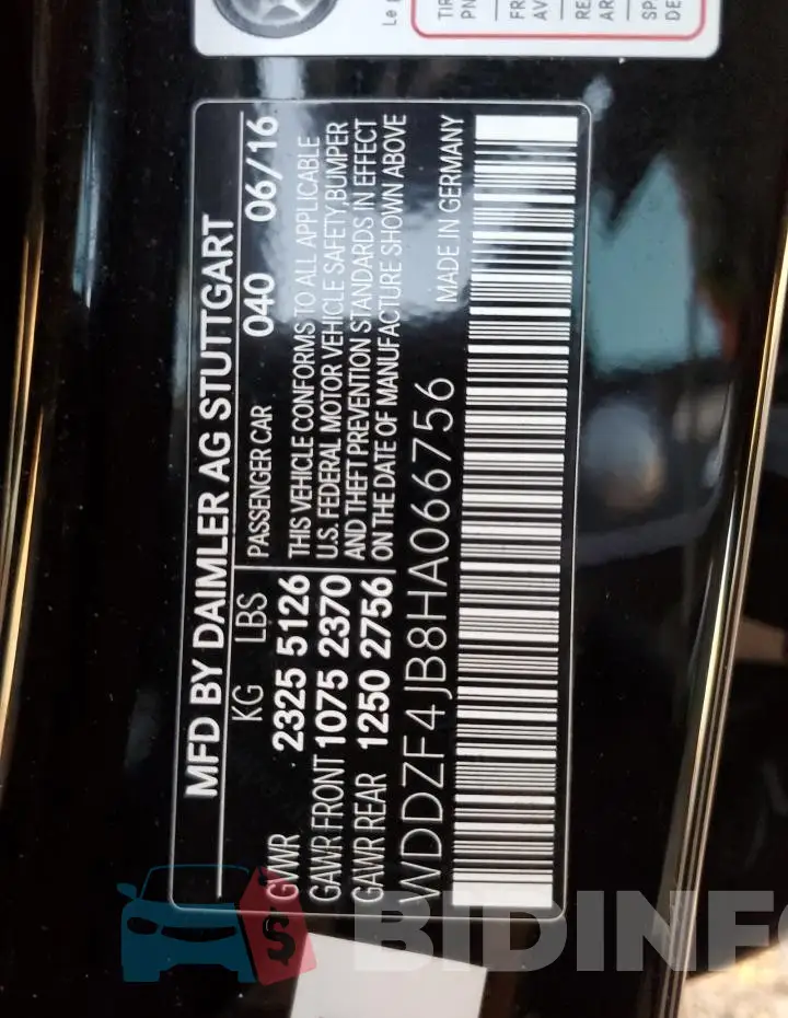 WDDZF4JB8HA066756 Photo# 13