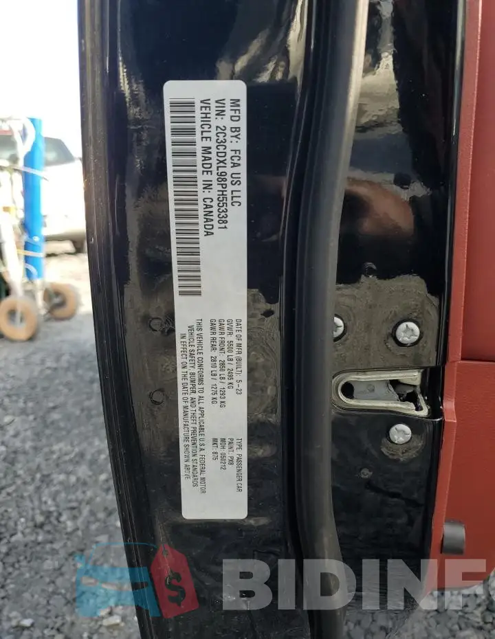 2C3CDXL98PH553381 Photo# 13