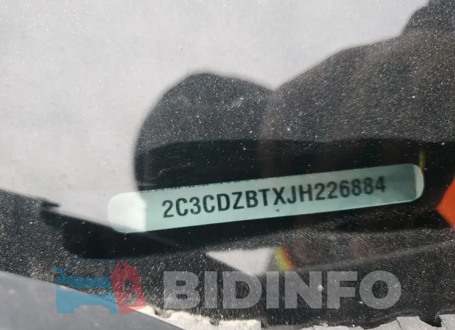 2C3CDZBTXJH226884 Photo# 12