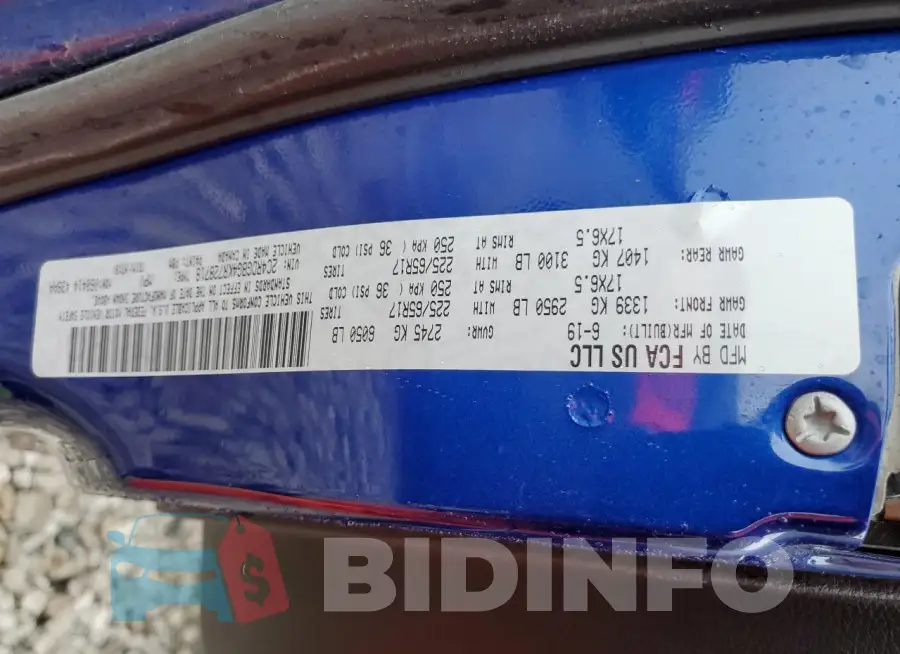 2C4RDGBG4KR728718 Photo# 14