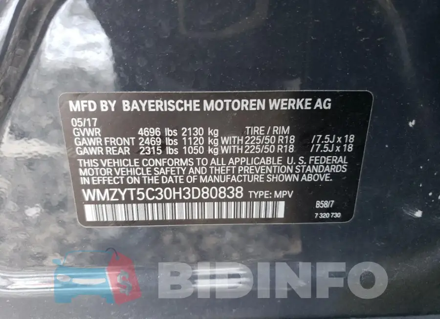 WMZYT5C30H3D80838 Photo# 14