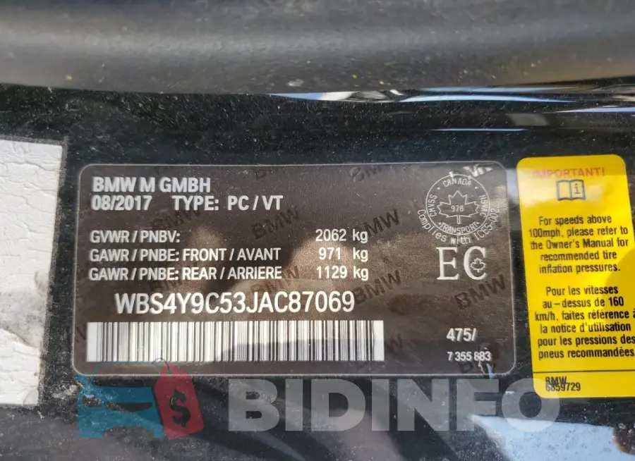 WBS4Y9C53JAC87069 Photo# 12