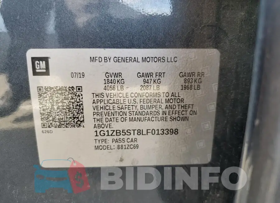 1G1ZB5ST8LF013398 Photo# 12