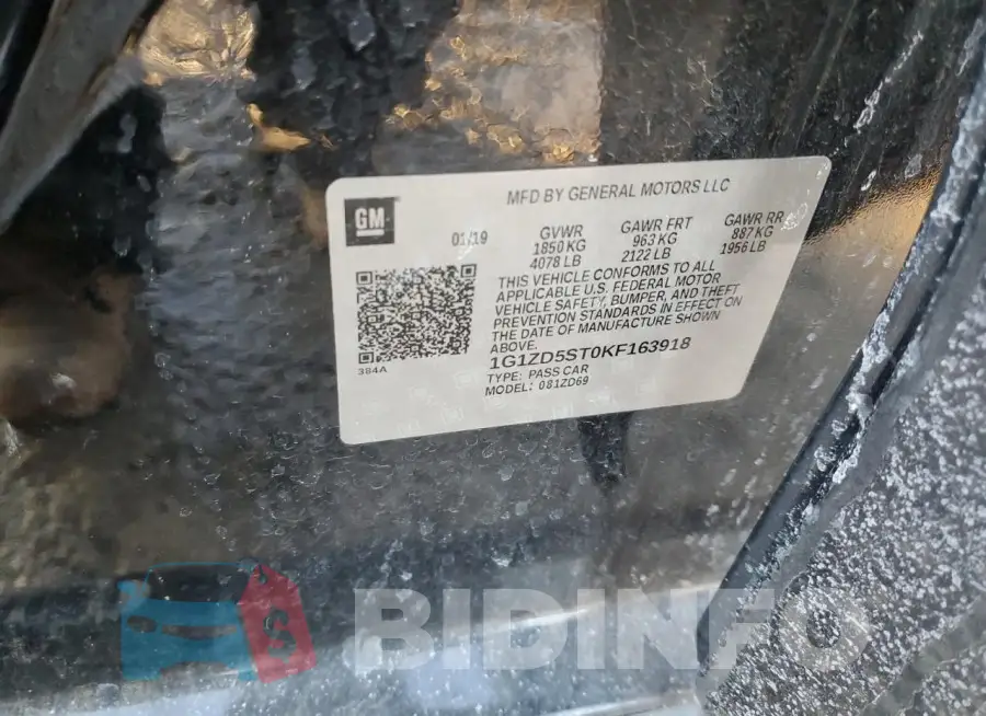 1G1ZD5ST0KF163918 Photo# 12