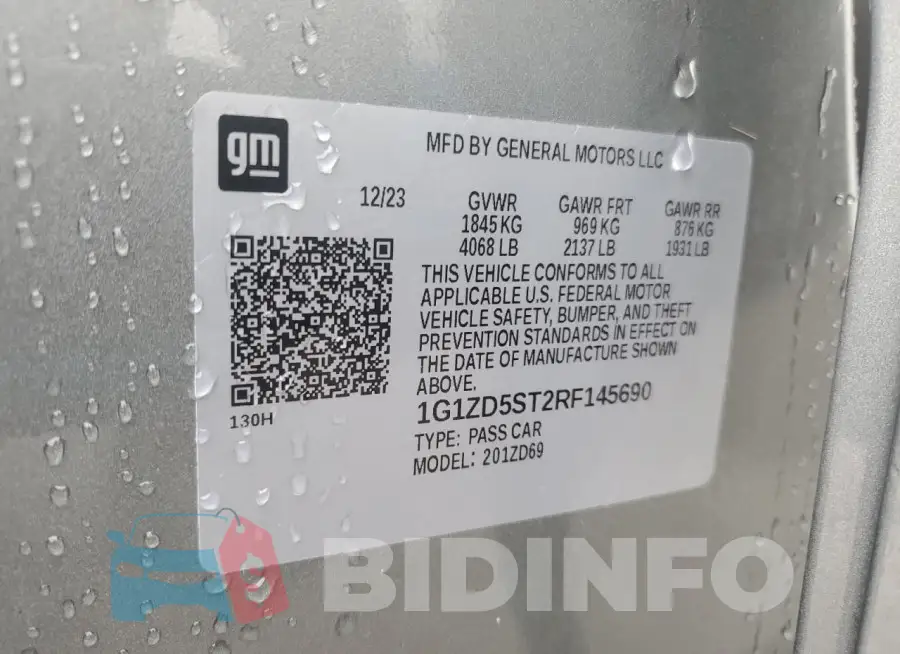 1G1ZD5ST2RF145690 Photo# 13