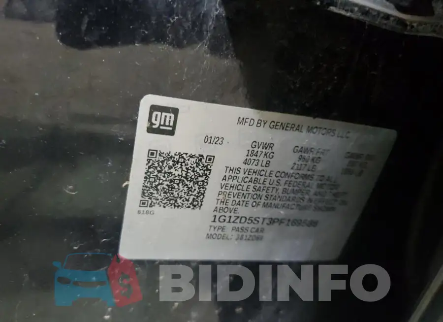 1G1ZD5ST3PF169588 Photo# 13