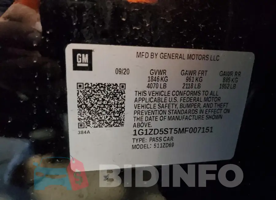 1G1ZD5ST5MF007151 Photo# 13