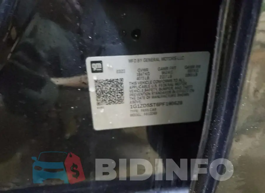 1G1ZD5ST6PF190628 Photo# 12