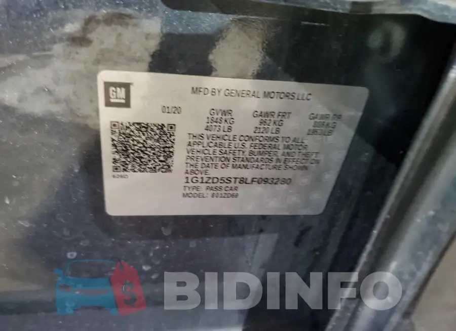 1G1ZD5ST8LF093280 Photo# 12