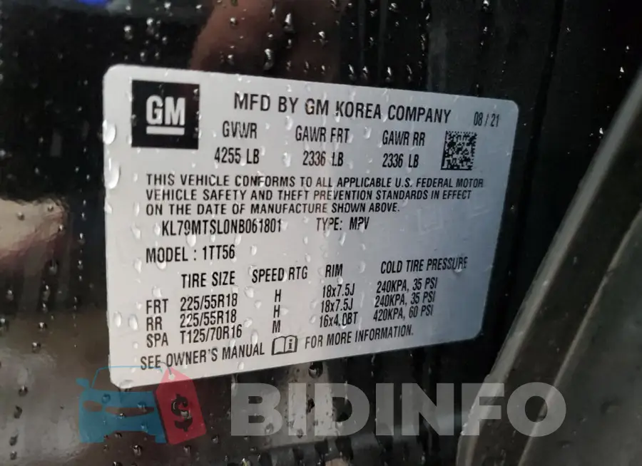 KL79MTSL0NB061801 Photo# 12