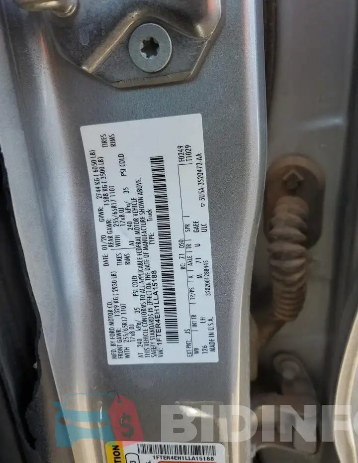 1FTER4EH1LLA15188 Photo# 12