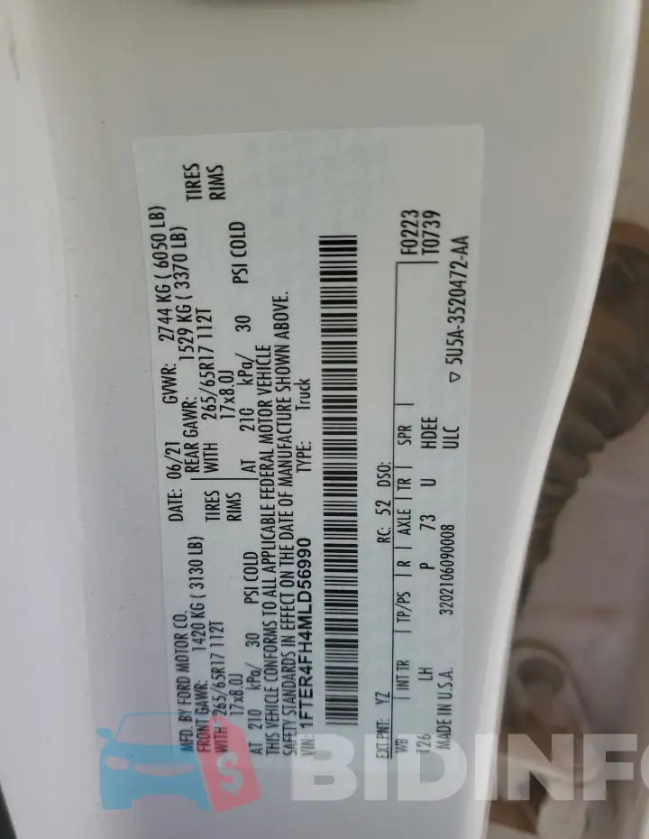 1FTER4FH4MLD56990 Photo# 12