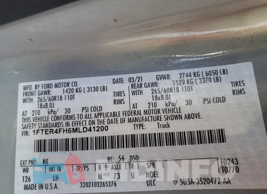 1FTER4FH6MLD41200 Photo# 12