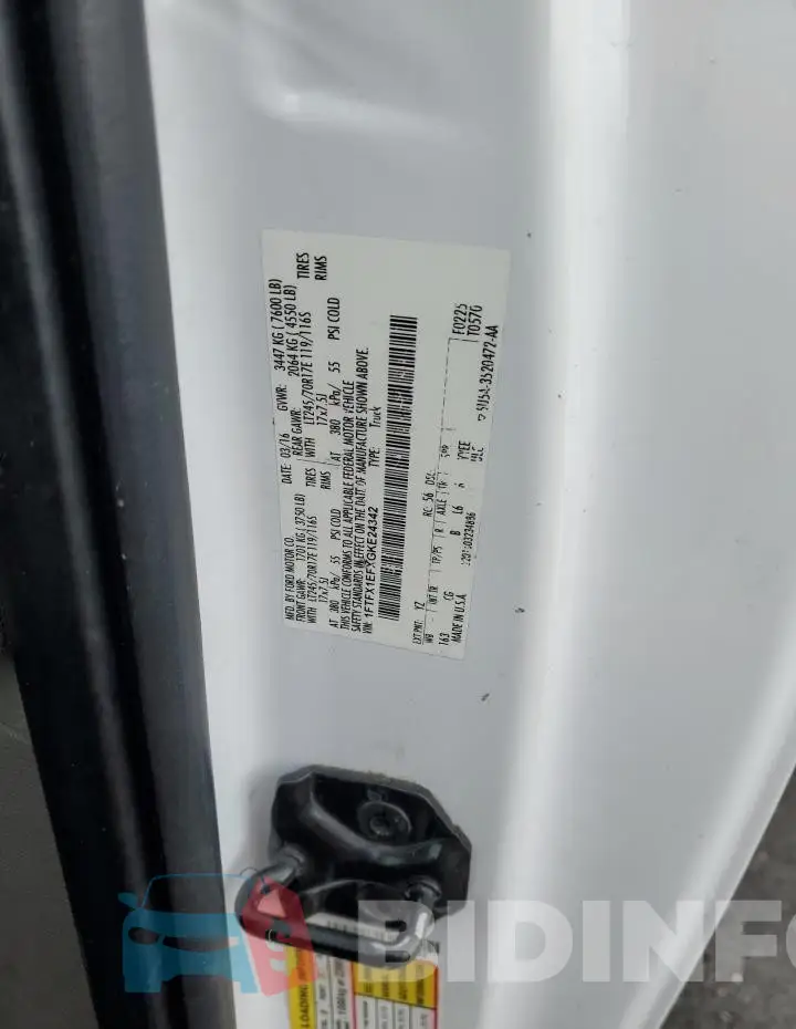 1FTFX1EFXGKE24342 Photo# 12