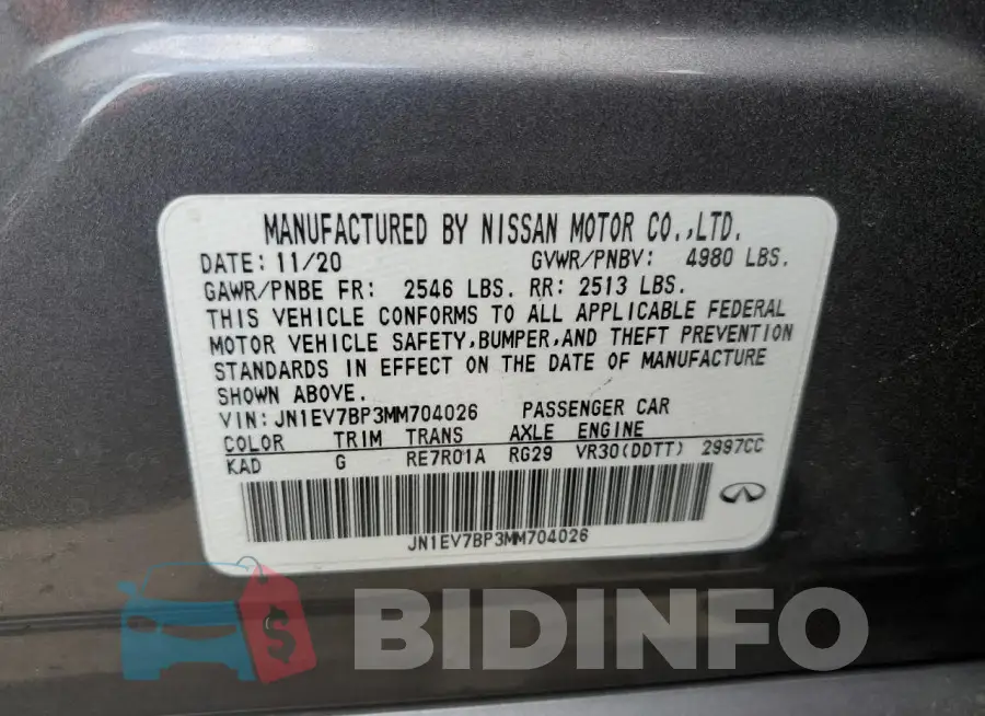 JN1EV7BP3MM704026 Photo# 12
