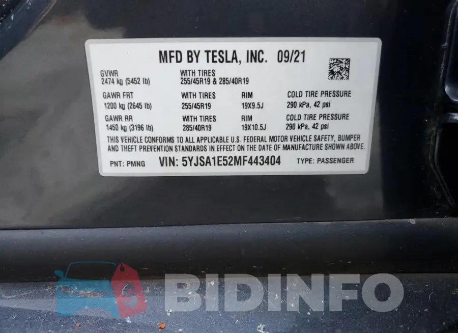 5YJSA1E52MF443404 Photo# 12