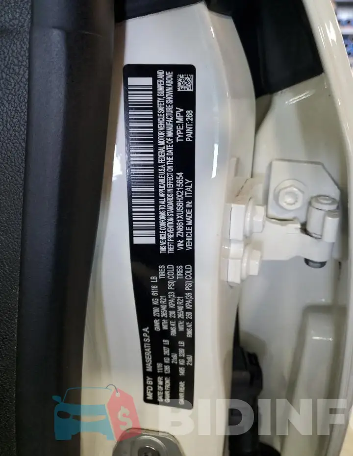 ZN661XUS6HX215654 Photo# 12