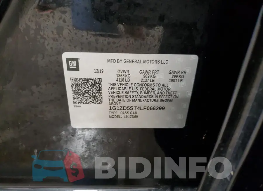 1G1ZD5ST4LF066299 Photo# 12