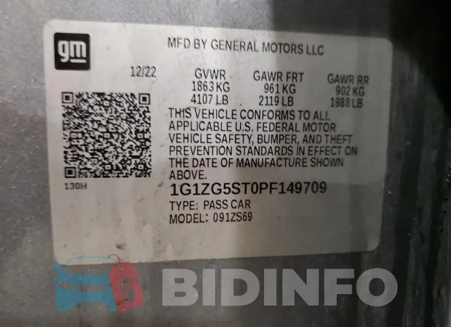 1G1ZG5ST0PF149709 Photo# 12