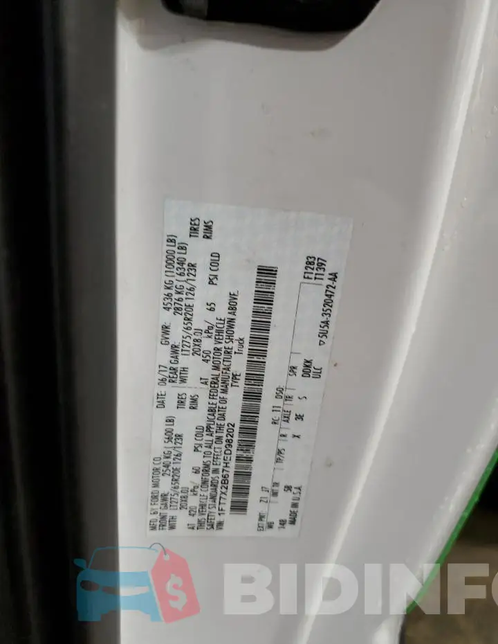 1FT7X2B67HED98202 Photo# 12