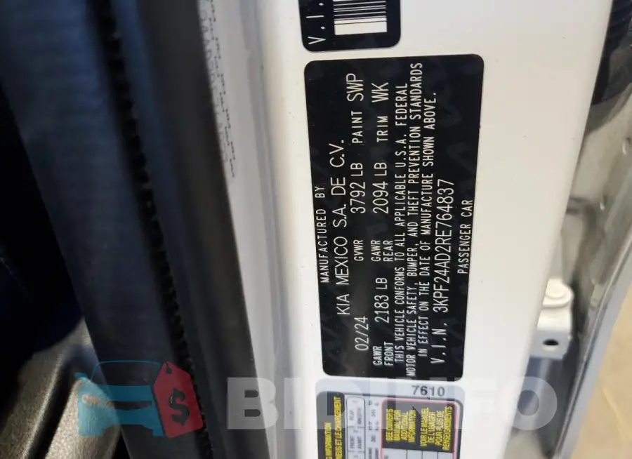 3KPF24AD2RE764837 Photo# 12