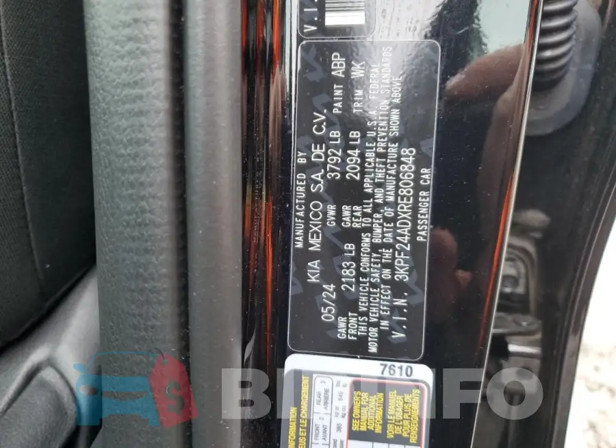 3KPF24ADXRE806848 Photo# 12