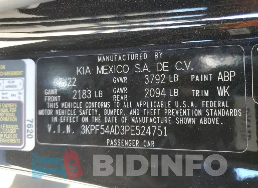 3KPF54AD3PE524751 Photo# 13
