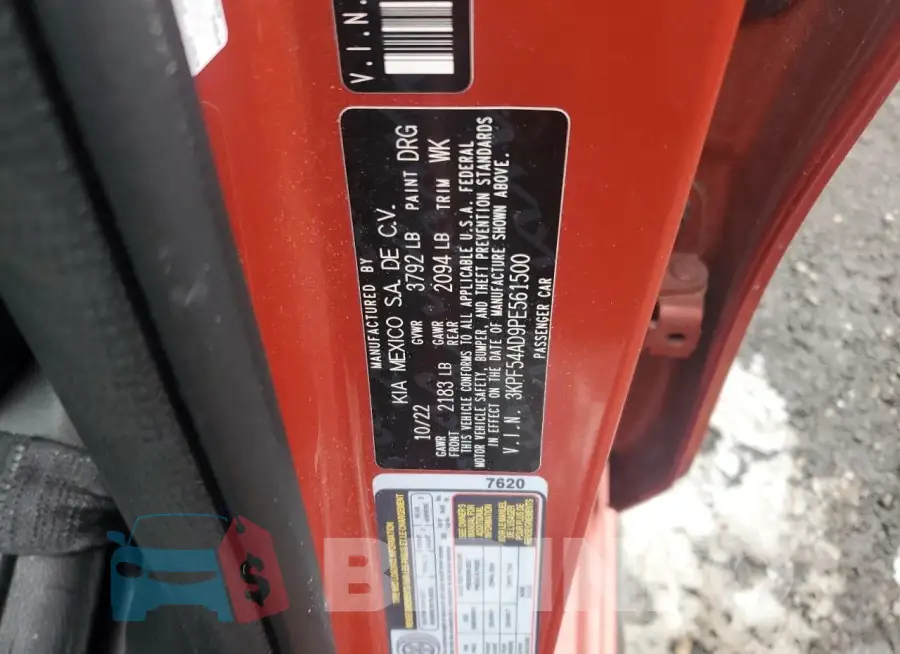 3KPF54AD9PE561500 Photo# 12