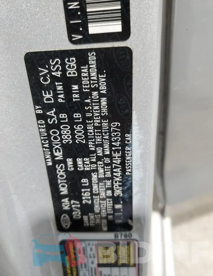 3KPFK4A74HE143379 Photo# 12