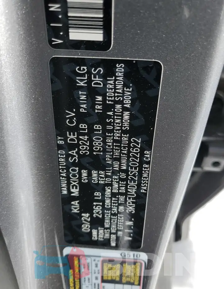 3KPFU4DE2SE022622 Photo# 12