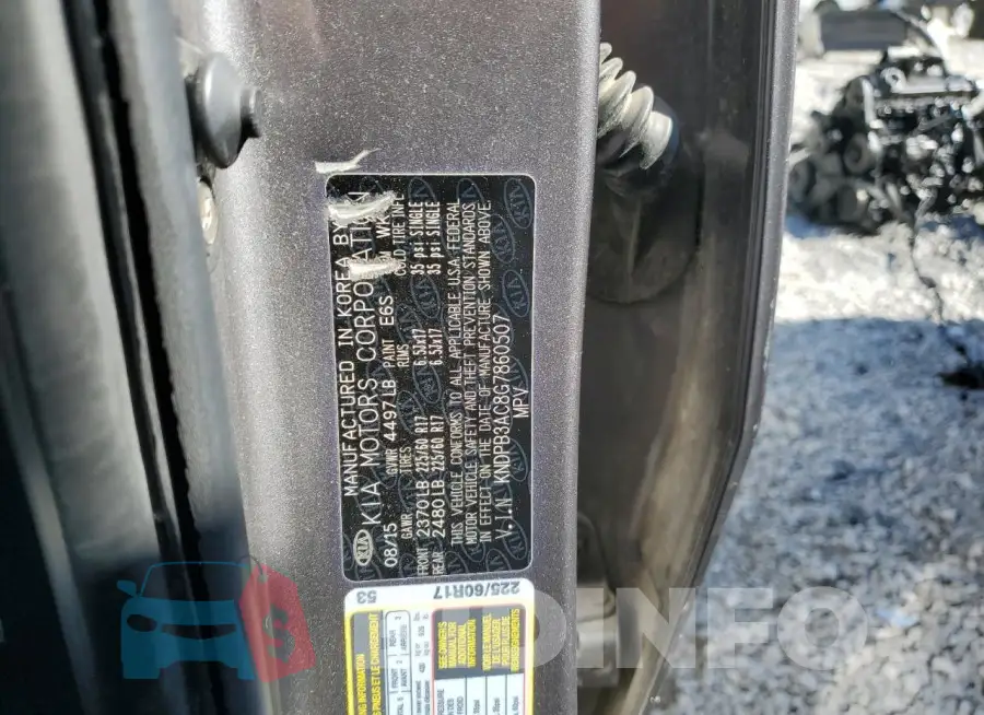 KNDPB3AC8G7860507 Photo# 13