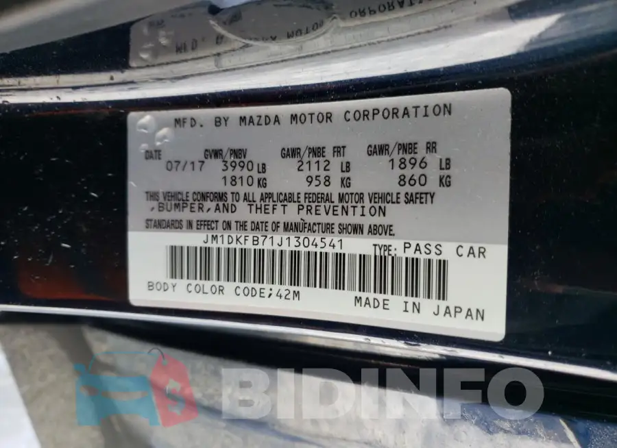 JM1DKFB71J1304541 Photo# 12