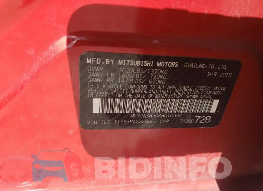 ML32A3HJ0KH010992 Photo# 12