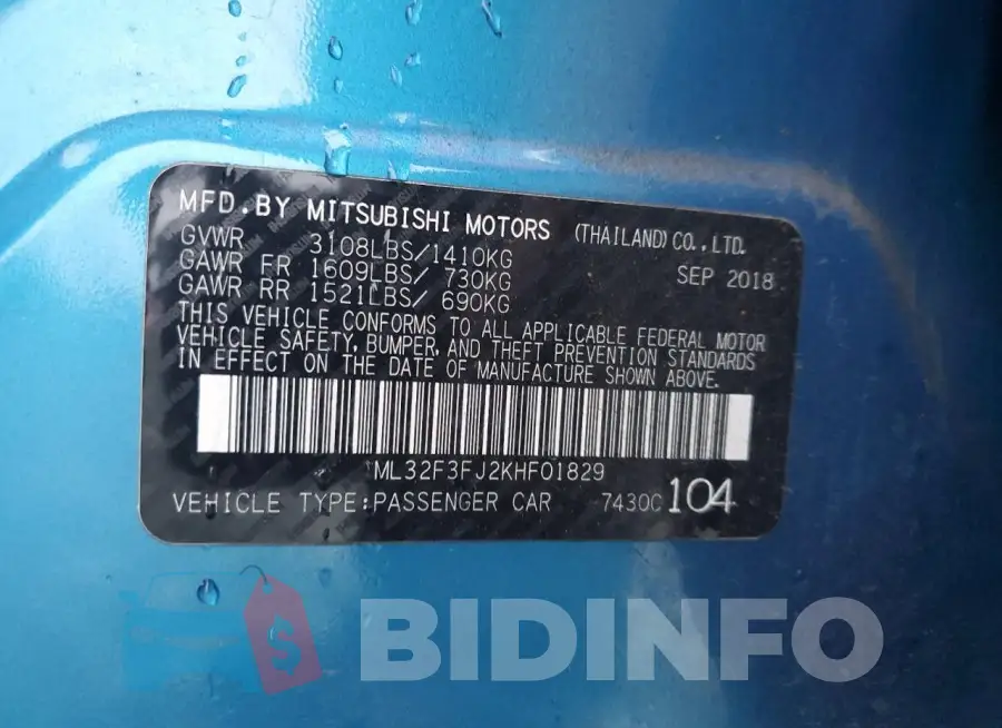 ML32F3FJ2KHF01829 Photo# 12