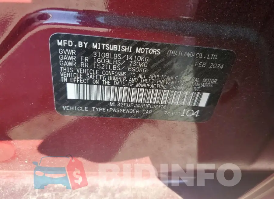 ML32FUFJ4RHF09074 Photo# 12