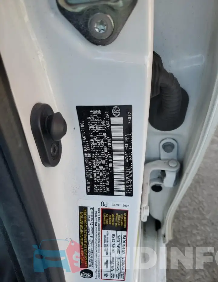 4T1BF1FK7GU179187 Photo# 12