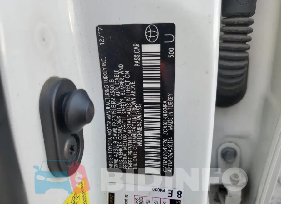 NMTKHMBX4JR054532 Photo# 12