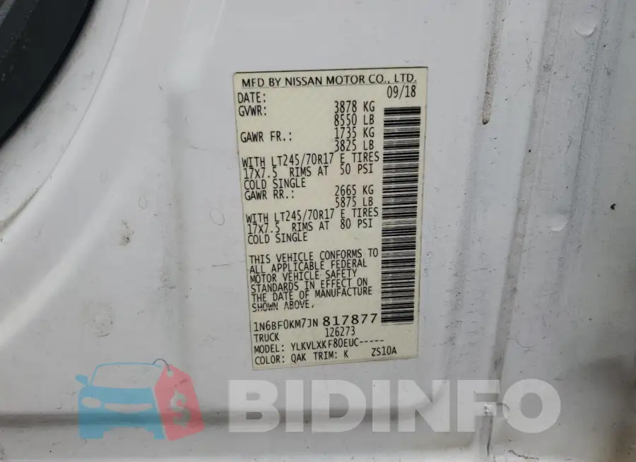 1N6BF0KM7JN817877 Photo# 13