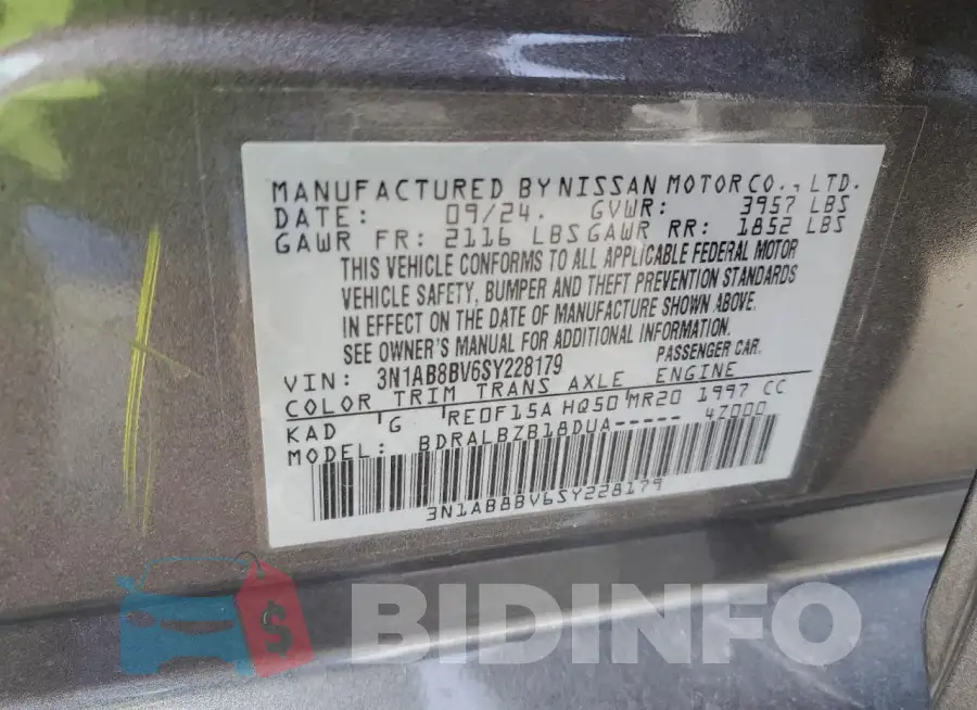 3N1AB8BV6SY228179 Photo# 12