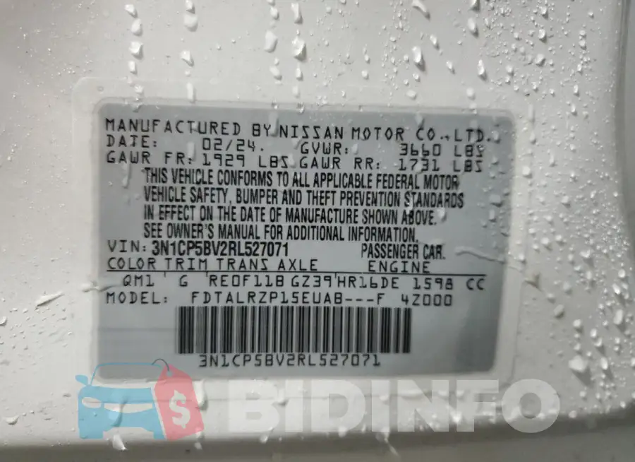 3N1CP5BV2RL527071 Photo# 13