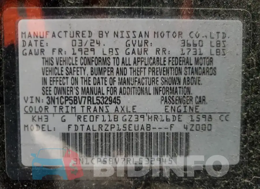 3N1CP5BV7RL532945 Photo# 14