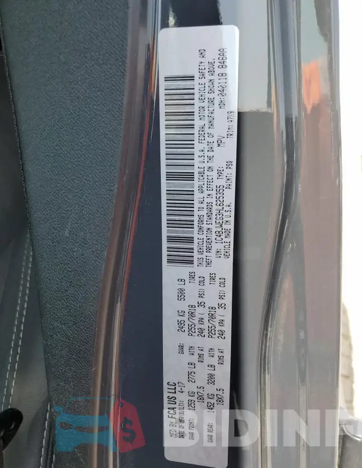 1C4BJWEG3HL625355 Photo# 14